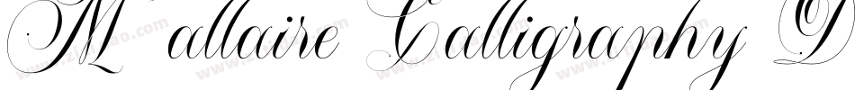Mallaire Calligraphy Demo字体转换